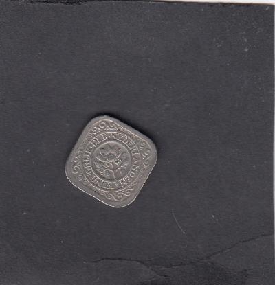 Beschrijving: 5 Cent WILHELMINA